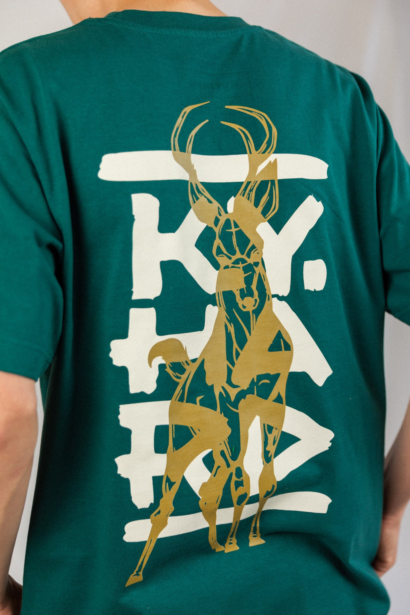 Kyhard - Wildlife - Deer T-shirt - Glazed Green - Kyhard