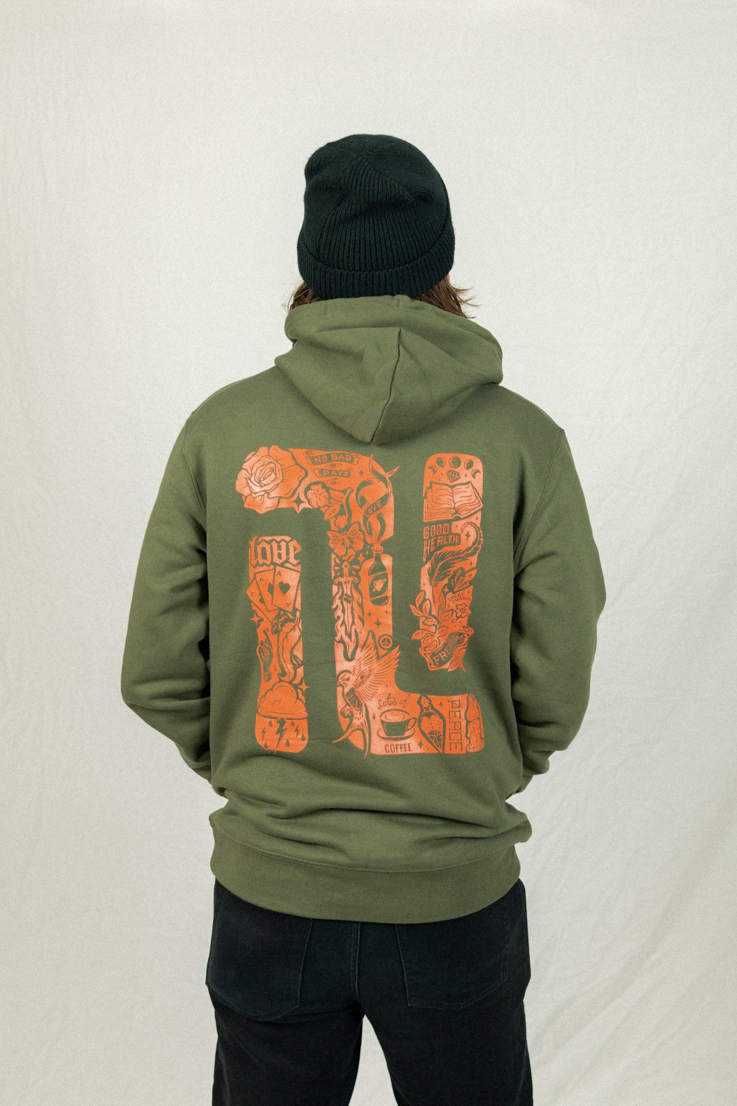 Kyhard - Meaningful Messages - Khaki Hoodie (Limited Edition) - Kyhard