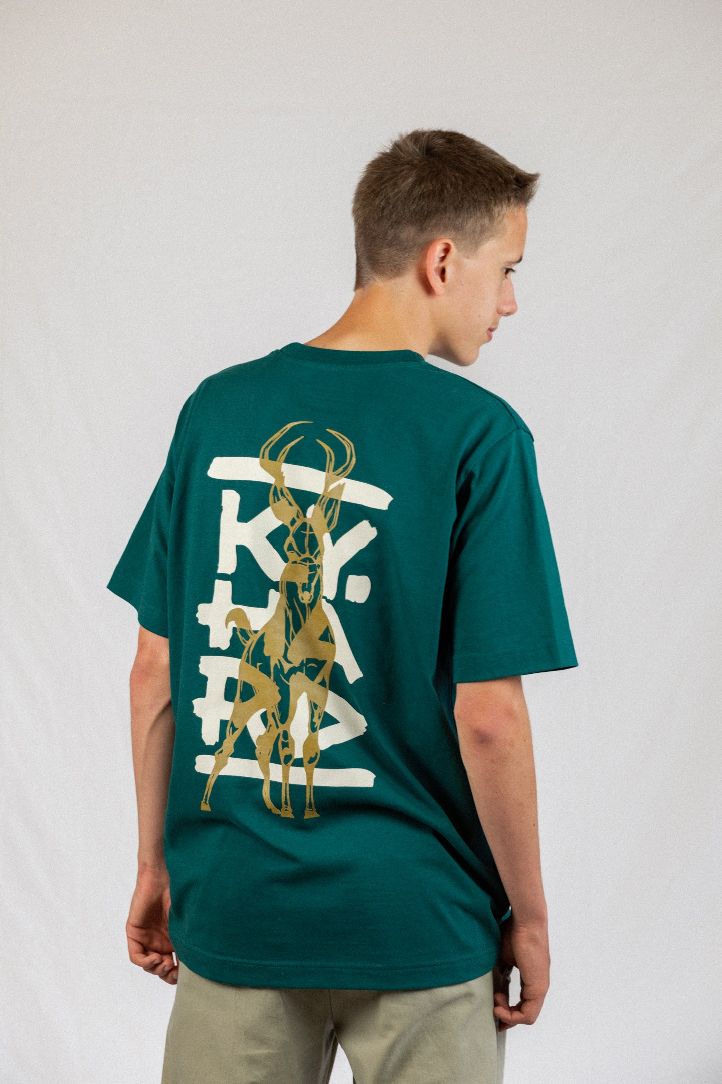 Kyhard - Wildlife - Deer T-shirt - Glazed Green - Kyhard